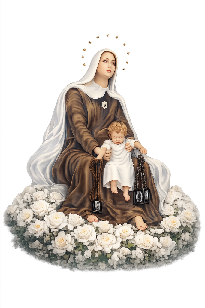 virgen silueteada
